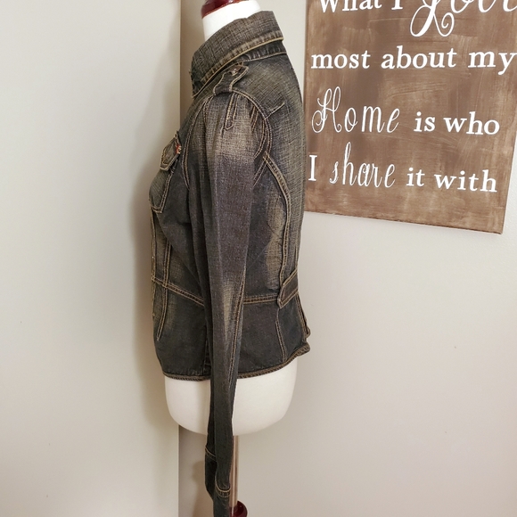 Nautica Military Inspired Denim Jacket - Picture 6 of 9